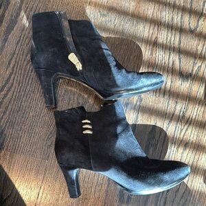 Black Suede Ankle Boots
